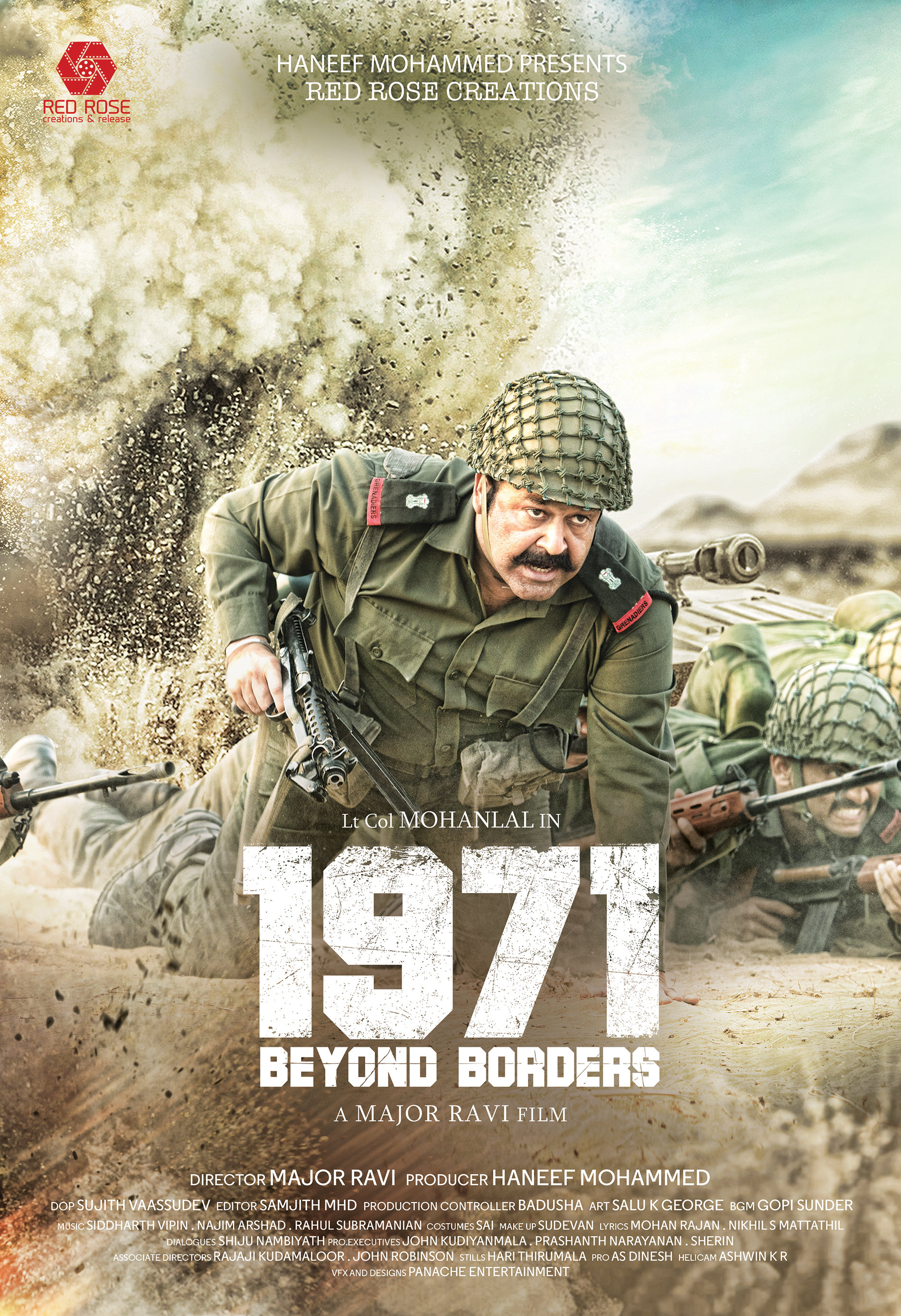 Mohanlal's 1971 Beyond Borders first look poster released